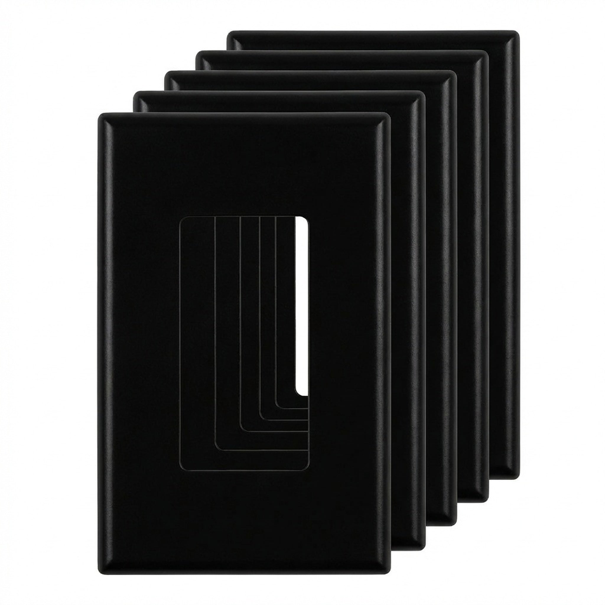 Enerlites Antimicrobial Screwless Decorator/GFCI One-Gang Wall Plate Mid-Size