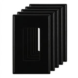 Enerlites Antimicrobial Screwless Decorator/GFCI One-Gang Wall Plate Mid-Size