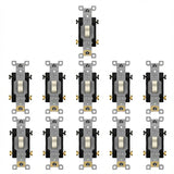 Enerlites Commercial Grade Toggle Switch 20A, Four-Way