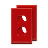 Enerlites Duplex Receptacle One-Gang Wall Plate