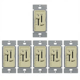 Enerlites 3-Speed Fan Control and LED Dimmer Slider, Single Pole