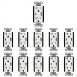 Enerlites USB Wall Outlet, USB-C and USB-A, 5amps, Tamper-Resistant 20A Duplex Receptacles