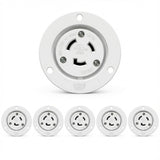 Enerlites Locking Flanged Outlet, 20A, L6-20RFO