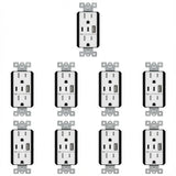 Enerlites 4.2A USB-A/C Outlet, Tamper-Resistant 15A Duplex Receptacles