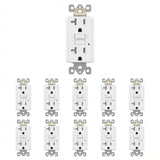 Enerlites 20A GFCI Tamper-Resistant Outlet, Self Testing, Self Grounding with LED Indicator Light