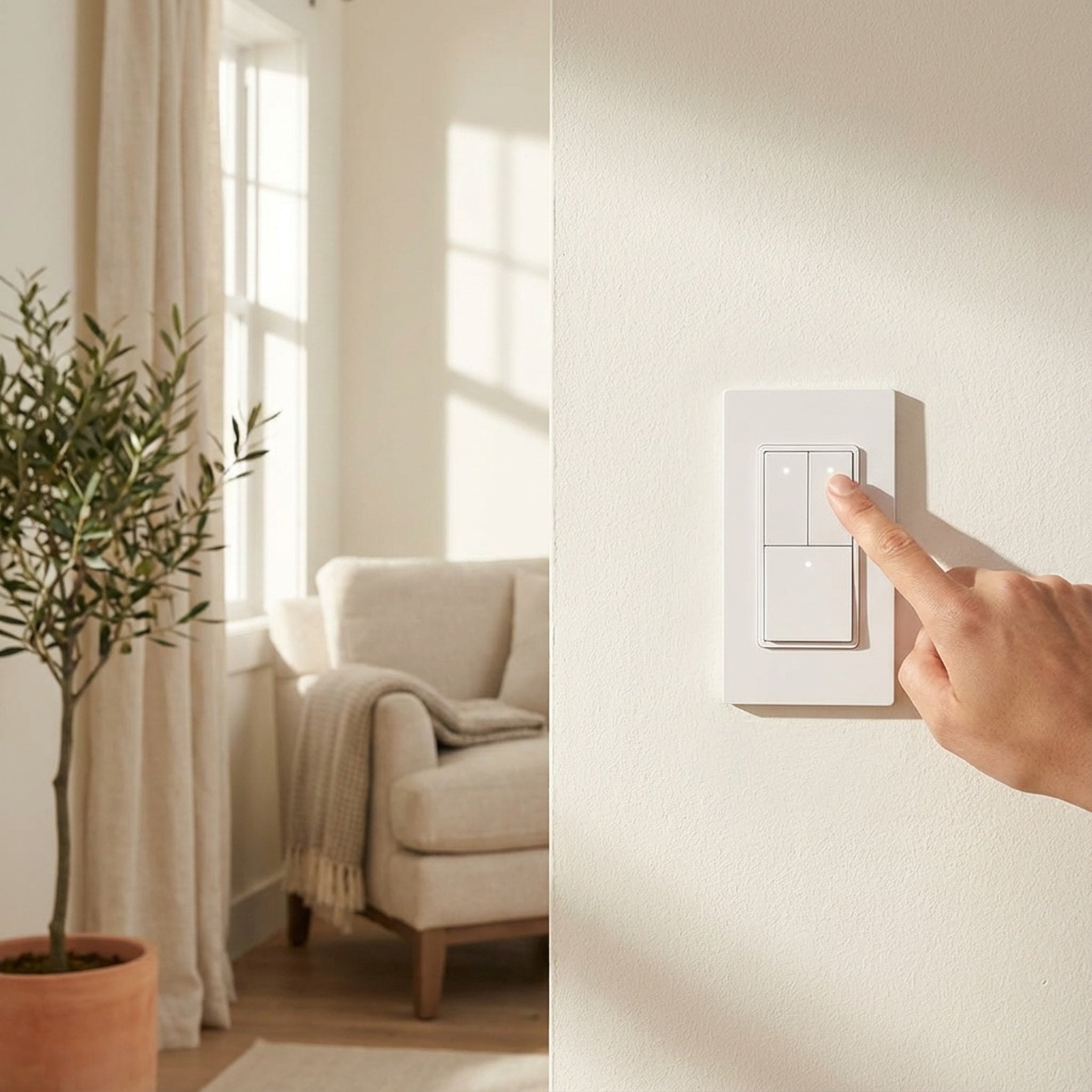 Enerlites 3-Button Low Voltage Switch
