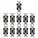 Enerlites Commercial Grade Toggle Switch 30A, Double Pole