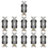 Enerlites Commercial Grade Toggle Switch 30A, Double Pole