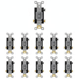 Enerlites Commercial Grade Toggle Switch 20A, Three-Way
