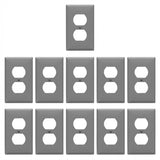 Enerlites Duplex Receptacle One-Gang Wall Plate