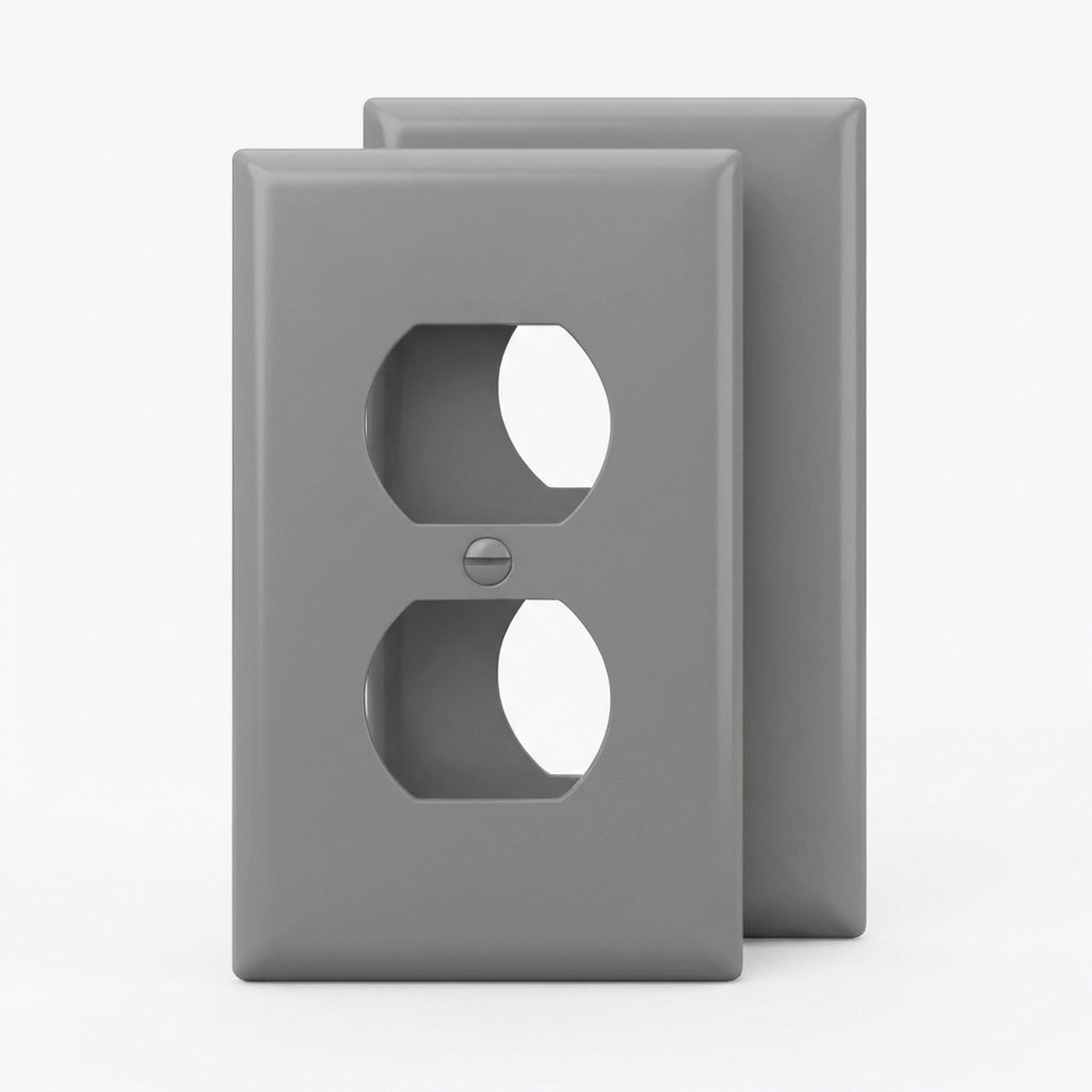 Enerlites Duplex Receptacle One-Gang Wall Plate