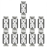 Enerlites 3.6A USB-A/C Wall Outlet, Tamper-Resistant 15A Duplex Receptacles