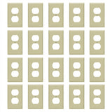 Enerlites Duplex Receptacle One-Gang Wall Plate