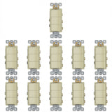 Enerlites 15A Triple Rocker Switches