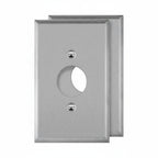 Enerlites Single Receptacle One-Gang Metal Wall Plate, Oversize