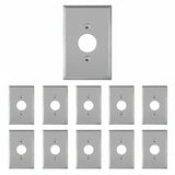 Enerlites Single Receptacle One-Gang Metal Wall Plate, Oversize