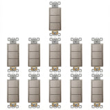 Enerlites 15A Triple Rocker Switches