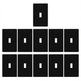 Enerlites Screwless Toggle One-Gang Wall Plate