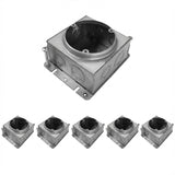 Enerlites Pre-Galvanized Steel Commercial Square Junction Box