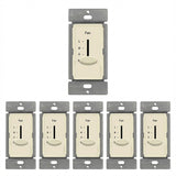 Enerlites 3-Speed Fan Control Slider, Single Pole