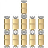 Enerlites 15A Dual Rocker Switches, Single Pole