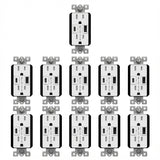 Enerlites 30W Power Delivery, USB Outlet Tyoe A/C USB Outlet, Tamper-Resistant 15A Duplex Receptacles