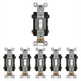 Enerlites Antimicrobial Industrial Toggle Switch 20A, 4-Way