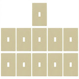 Enerlites Screwless Toggle One-Gang Wall Plate