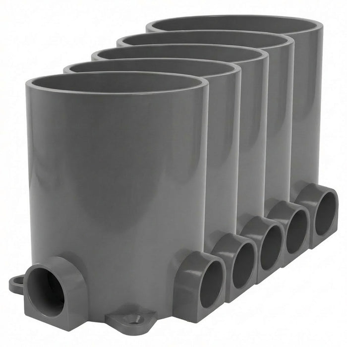 Enerlites 6″ Non-Metallic Round PVC Junction Box