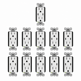 Enerlites 5A Dual USB-C Outlet, Tamper-Resistant 15A Duplex Receptacles