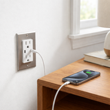 Enerlites 5A Dual USB-C Outlet, Tamper-Resistant 15A Duplex Receptacles