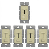 Enerlites LED Dimmer Switch, Slider + Button, Single Pole/3-way