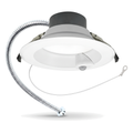 White round commercial downlight with motion sensor