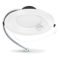 White round commercial downlight with motion sensor
