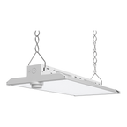 LED linear high bay shown with optional sensor installed; sensor sold separately