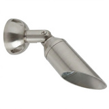 Silver Plated long-shroud bullet downlight with raised canopy