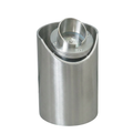 Stainless steel hooded shielded-sleeve well light