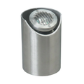 Stainless steel louvered shielded-sleeve well light