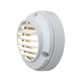 5-Louver step light in White, front view