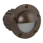 Half-Moon Disc step light in Bronze