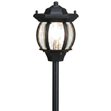 Close-up of 5.75 Inch Lantern Path Light in Black