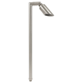Slotted Stem Path Light in Silver Plated, close product view