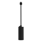 Black LED track pendant, upright view