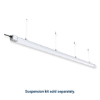 8ft slim tri-proof LED fixture with optional suspension kit, sold separately