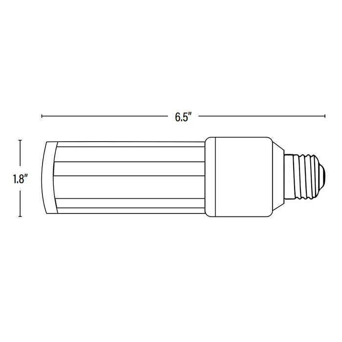 LED PL Retrofit Lamp, E26, 1320 Lumens