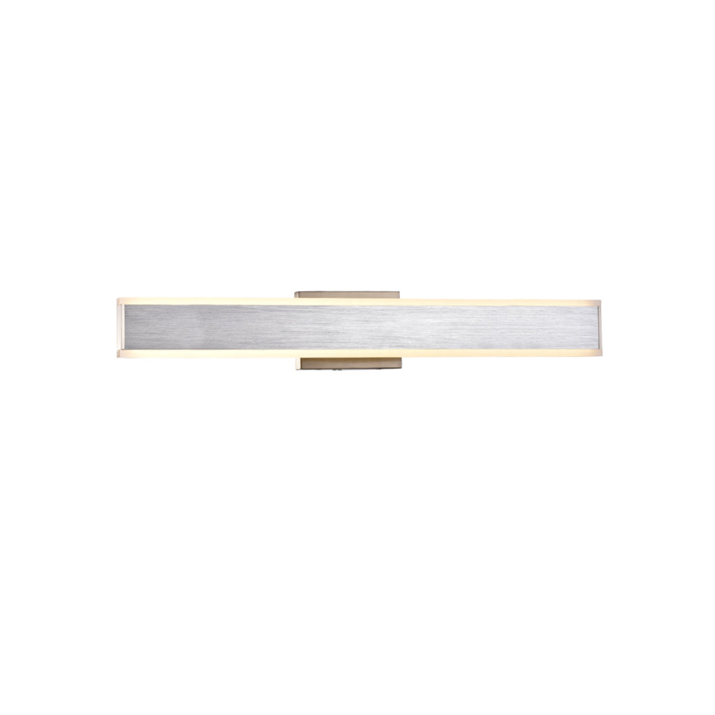 LED Brushed Aluminum Vanity Light, Solstar, Selectable CCT