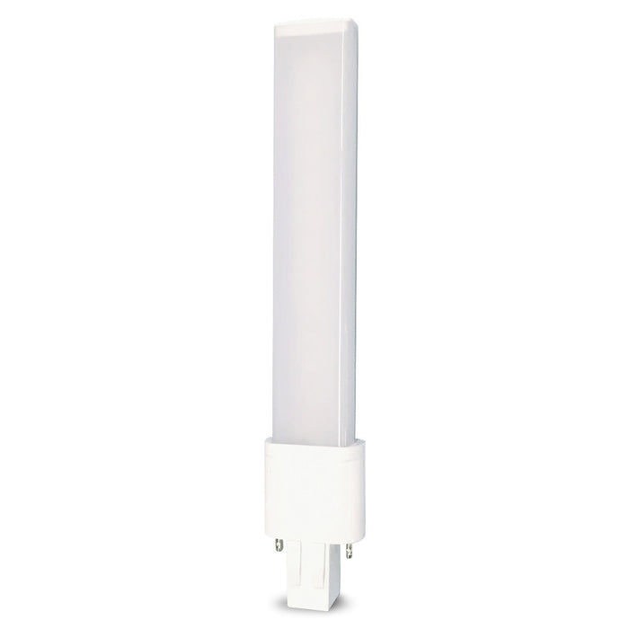 LED PL Retrofit Lamp, G23 2 Pin, 600 Lumens