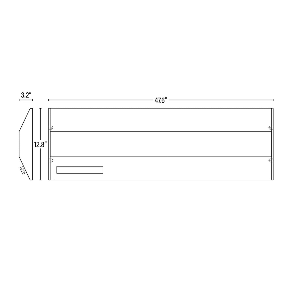 LED Troffer, 40W/27W, 1x4, Selectable Wattage & CCT, 5000 Lumens