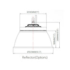 16 in. Aluminum Reflector for ULI High Bays