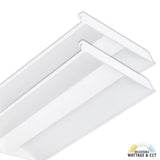 LED Center Basket Troffer, 2x4, 34W/38W/45W, Selectable Wattage & CCT, 5625 Lumens
